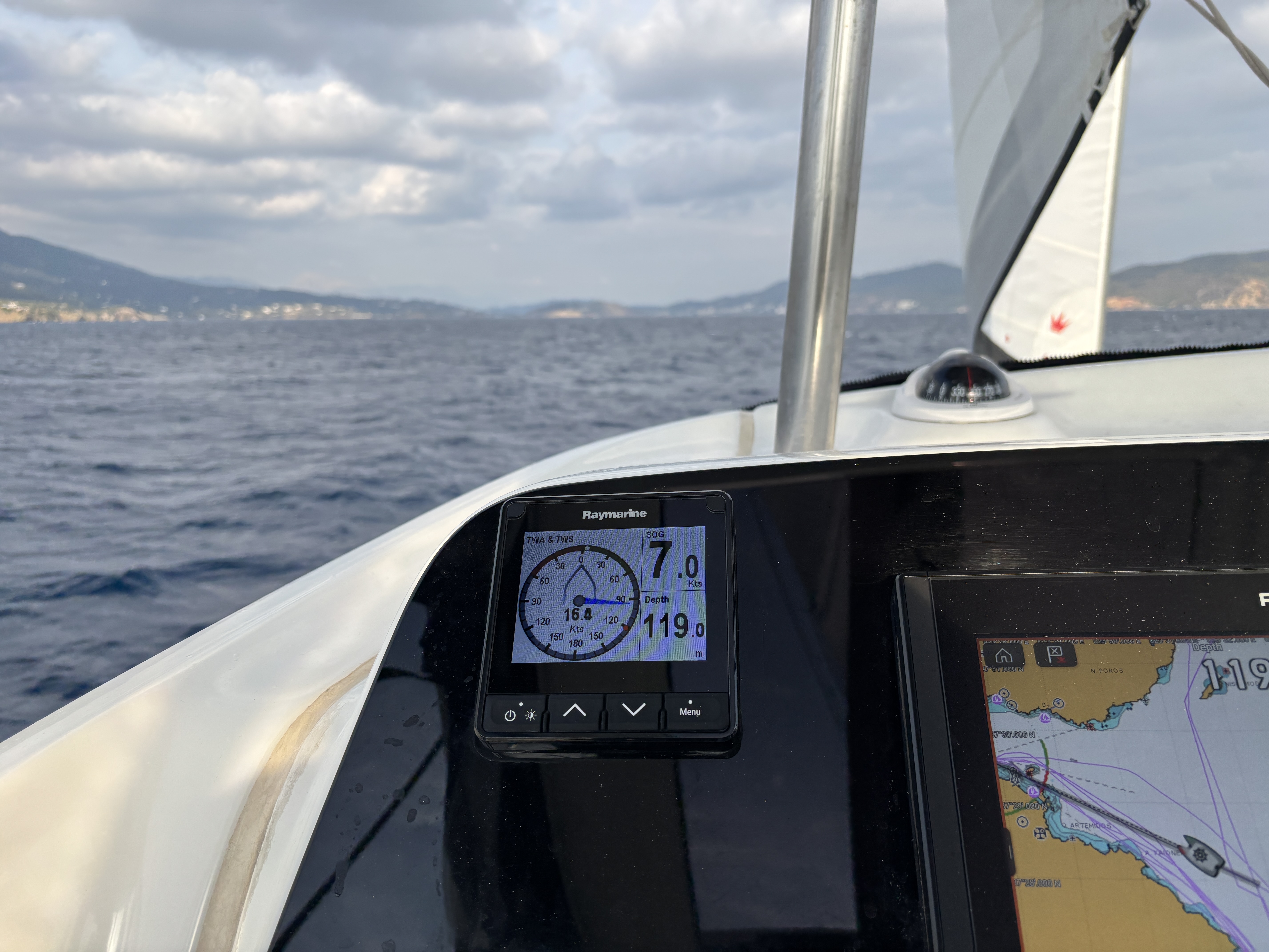 Live Blog Bild 1: 20 Knoten Wind